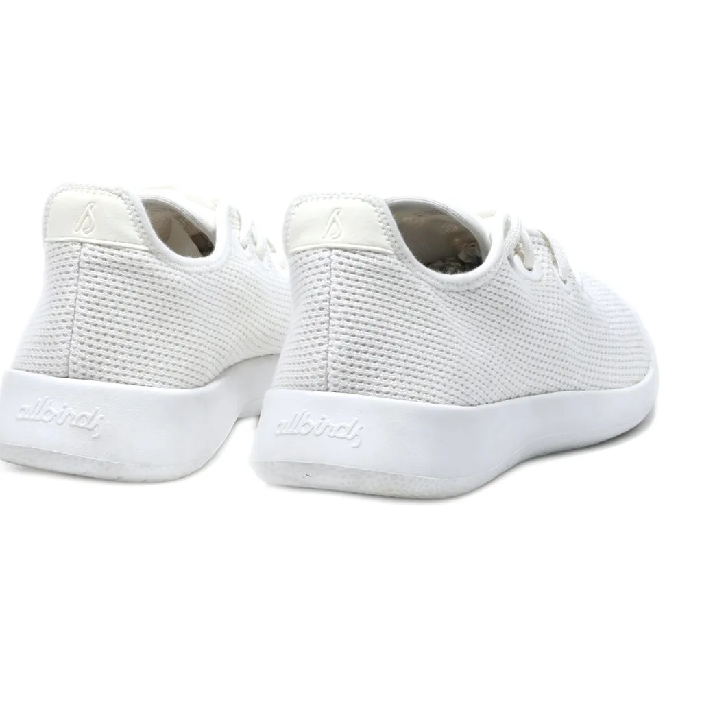 Allbirds Tree Runner Sport Shoes Fabric White Colour For Men