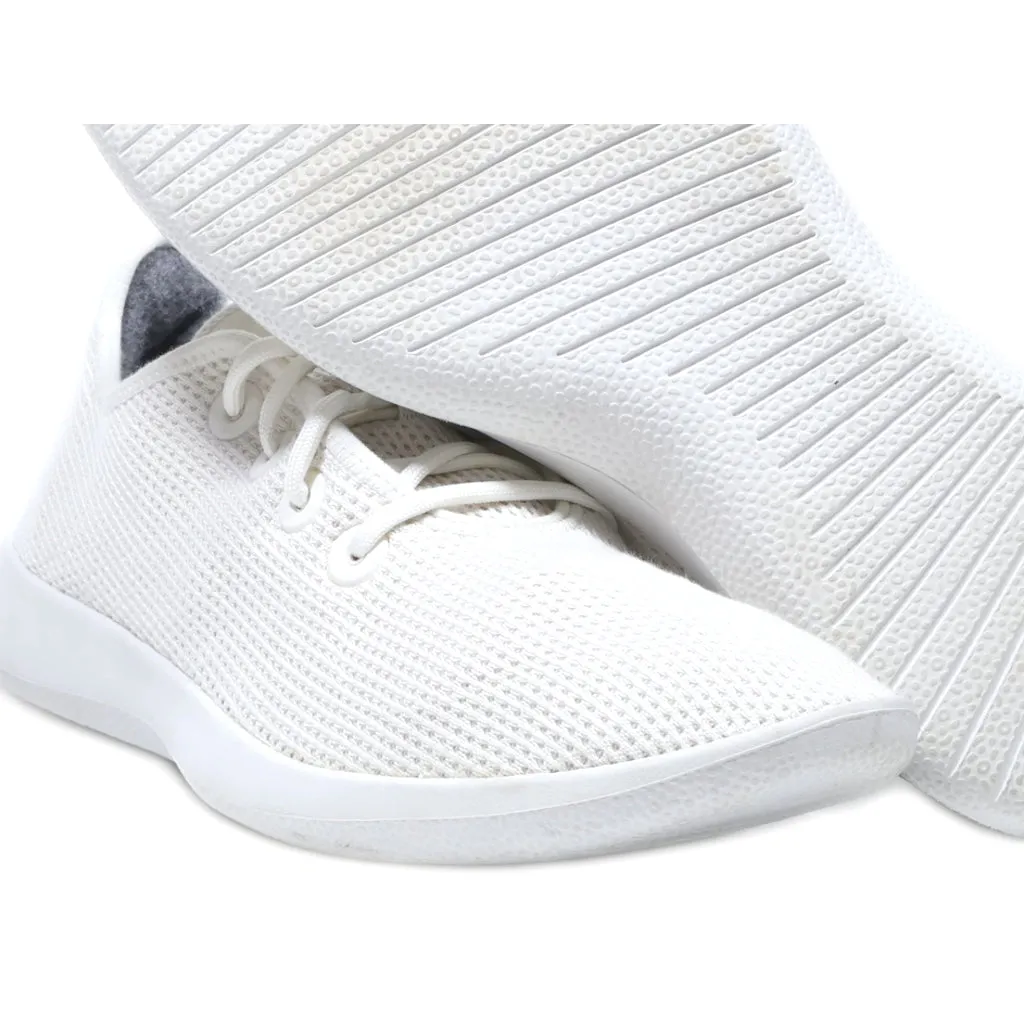 Allbirds Tree Runner Sport Shoes Fabric White Colour For Men