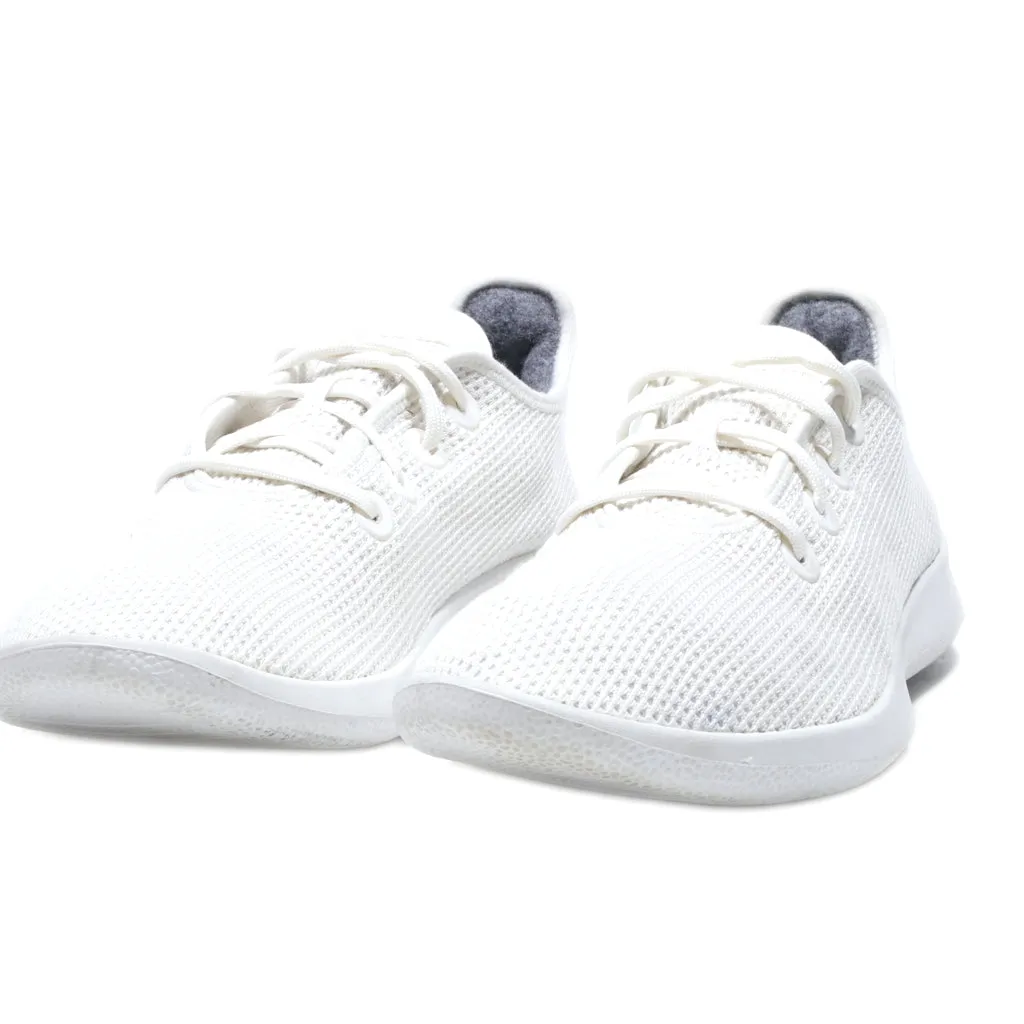 Allbirds Tree Runner Sport Shoes Fabric White Colour For Men