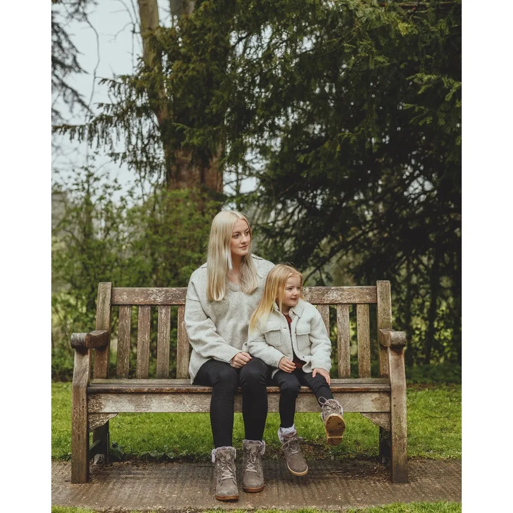 Grey Mini Florence Boots