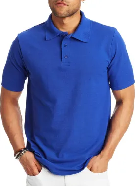 Hanes Men??s X-Temp Short Sleeve Polo Shirt, Midweight Men's Shirt