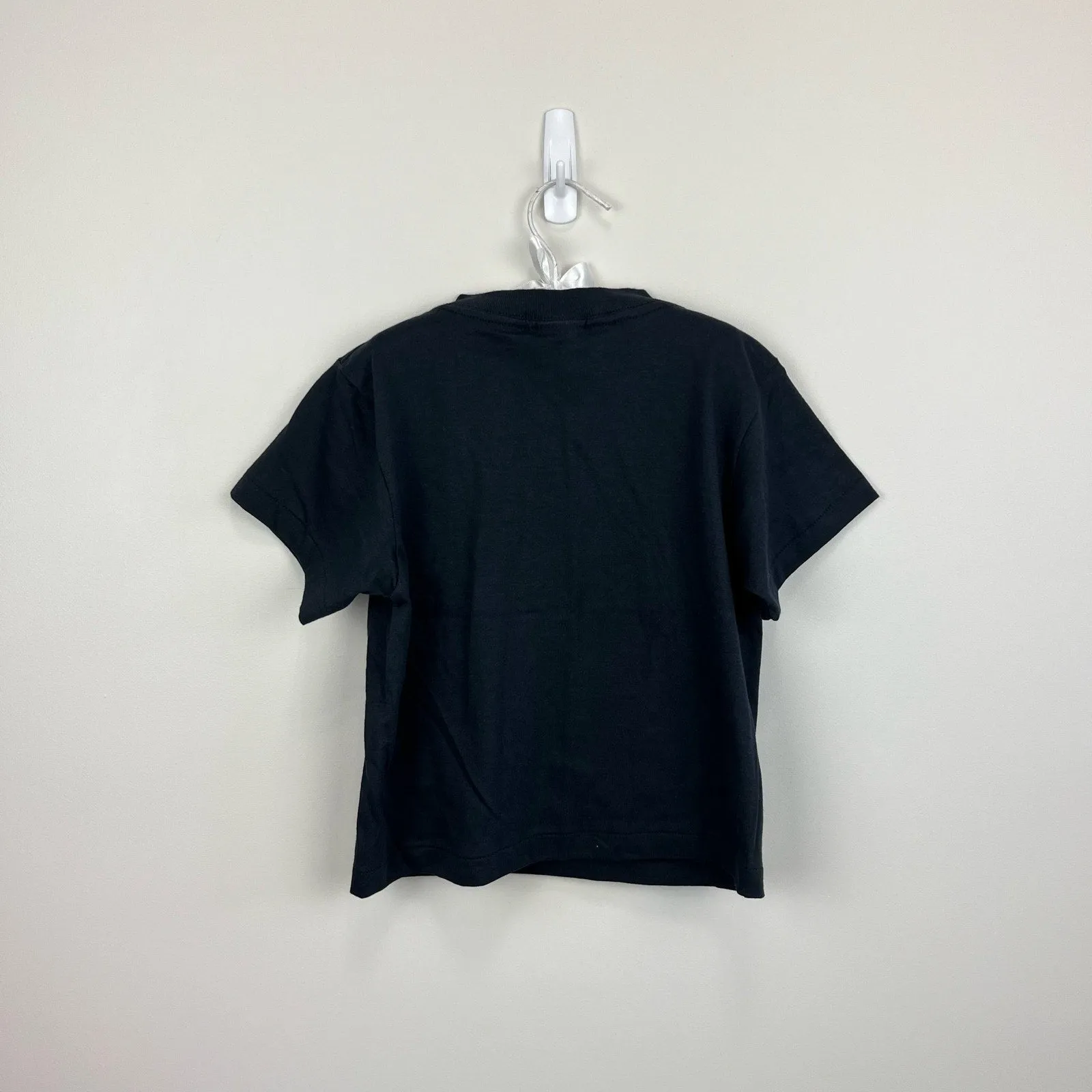 Vintage 90s OP "Kids Kare" Short Sleeve Black Tee S/M NWOT