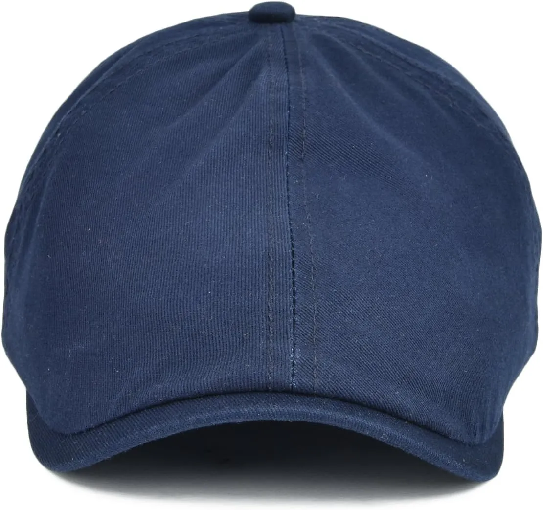 VOBOOM Cotton Washing Flat Cap Cabbie Hat Gatsby Ivy Irish Hunting Newsboy