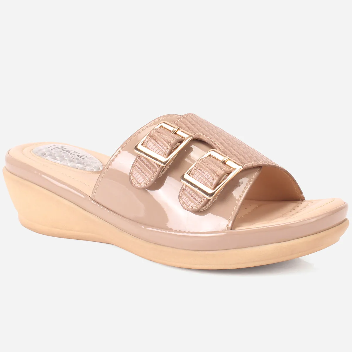 Women "TEOM" Comfort Open Toe Slippers